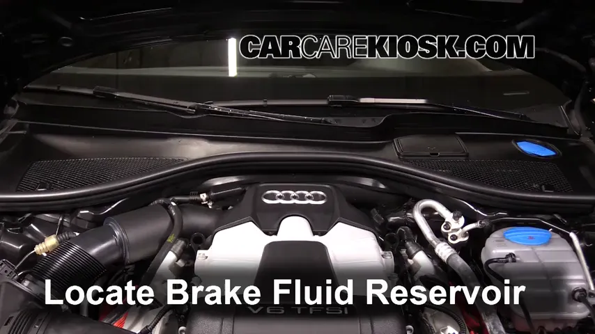2013 Audi A6 Quattro Premium 3.0L V6 Supercharged Brake Fluid